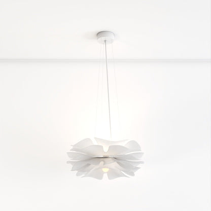 Sculpturale Bloemvormige LED Kroonluchter Met Zachte Lichtverdeling
