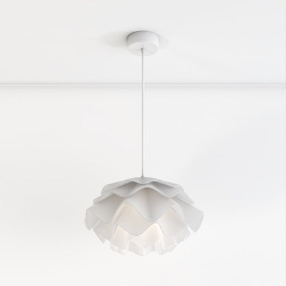 Sculpturale Bloemvormige LED Kroonluchter Met Zachte Lichtverdeling
