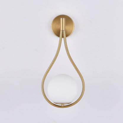 Moderne Scandinavische Wandlamp met Metalen Afwerking