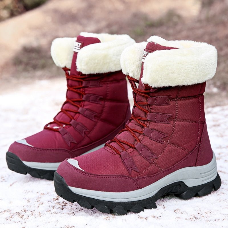 Warmte Sneeuwlaarzen met Fleece Voering voor Dames