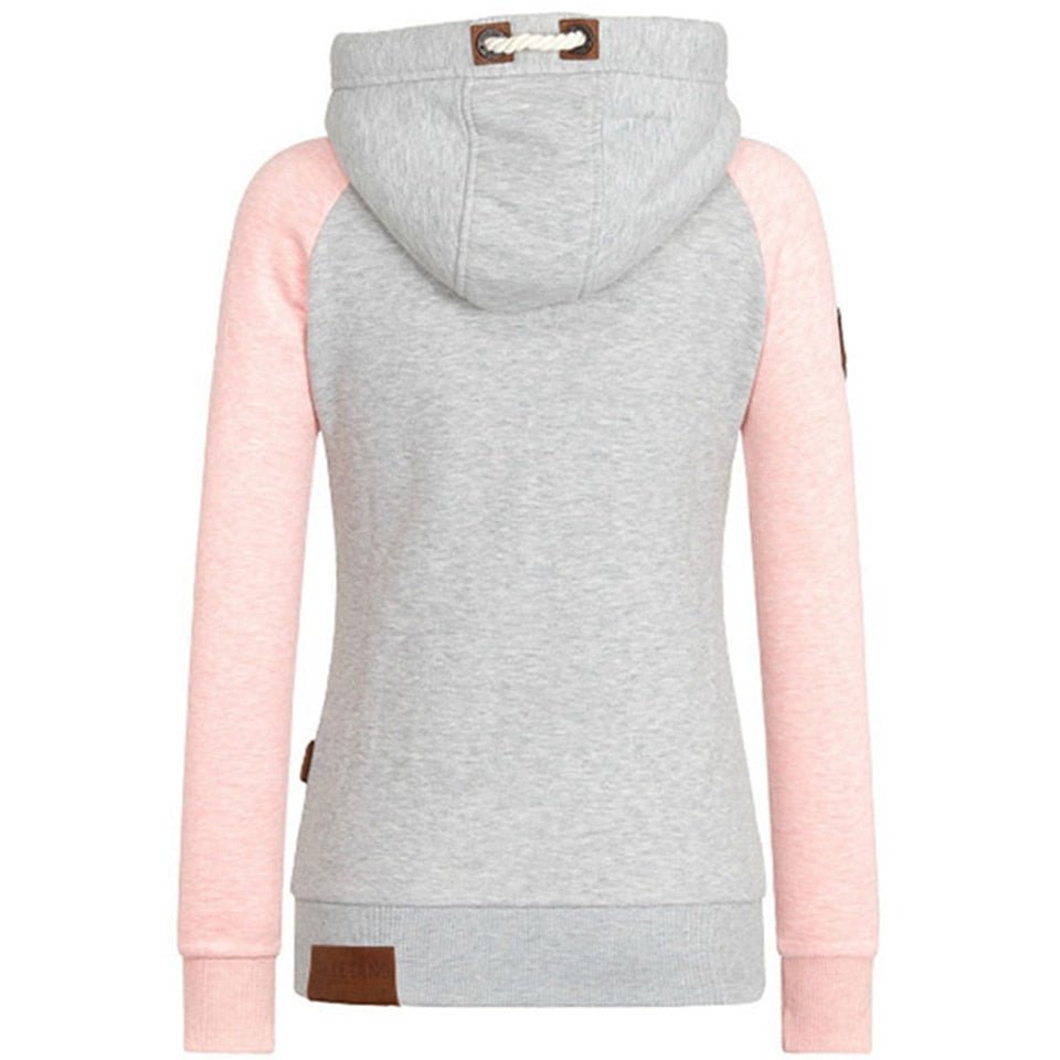 Dames Vest met Capuchon Lange Mouwen Comfortabel Casual