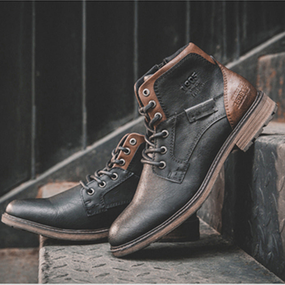 Leren Boots Heren Klassieke Stijl - StudioMarella