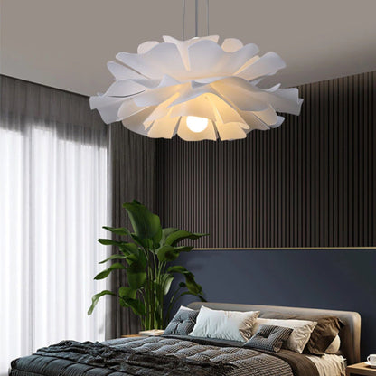 Bloem Hanglamp Acryl Wit Woonkamer Eetkamer Slaapkamer