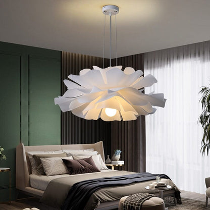 Bloem Hanglamp Acryl Wit Woonkamer Eetkamer Slaapkamer