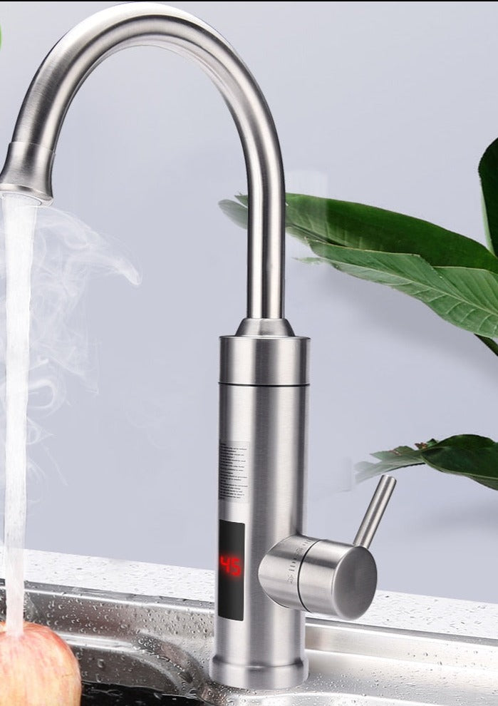 Keukenkraan Touchless Sensor Hygiënisch RVS Geborsteld Nikkel Modern Waterbesparend Keuken