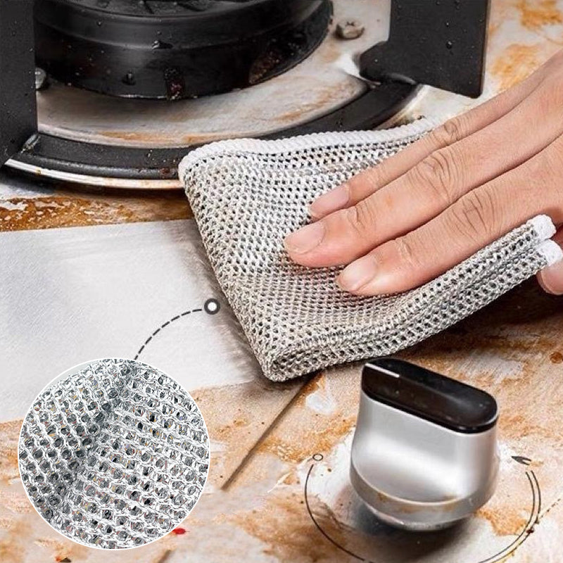 Schoonmaakdoek Metaal Multifunctioneel Krasvrij Afwasdoek Keuken Grill