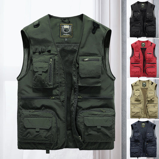 Cargo Gilet Met Tasjes Voor Mannen En Vrouwen - StudioMarella