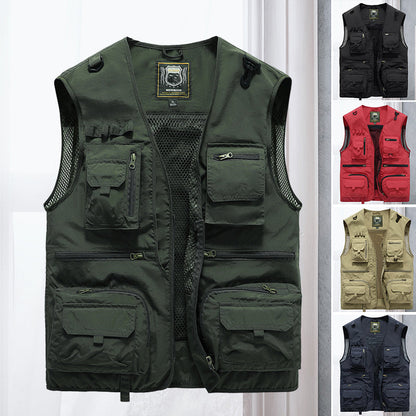 Gilet Cargo Heren met Taschen en Ritsen - StudioMarella