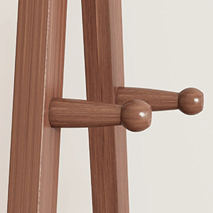 Kapstok Beukenhout Inklapbaar A-Vorm Haken Plank 150cm Hal Slaapkamer Naturel