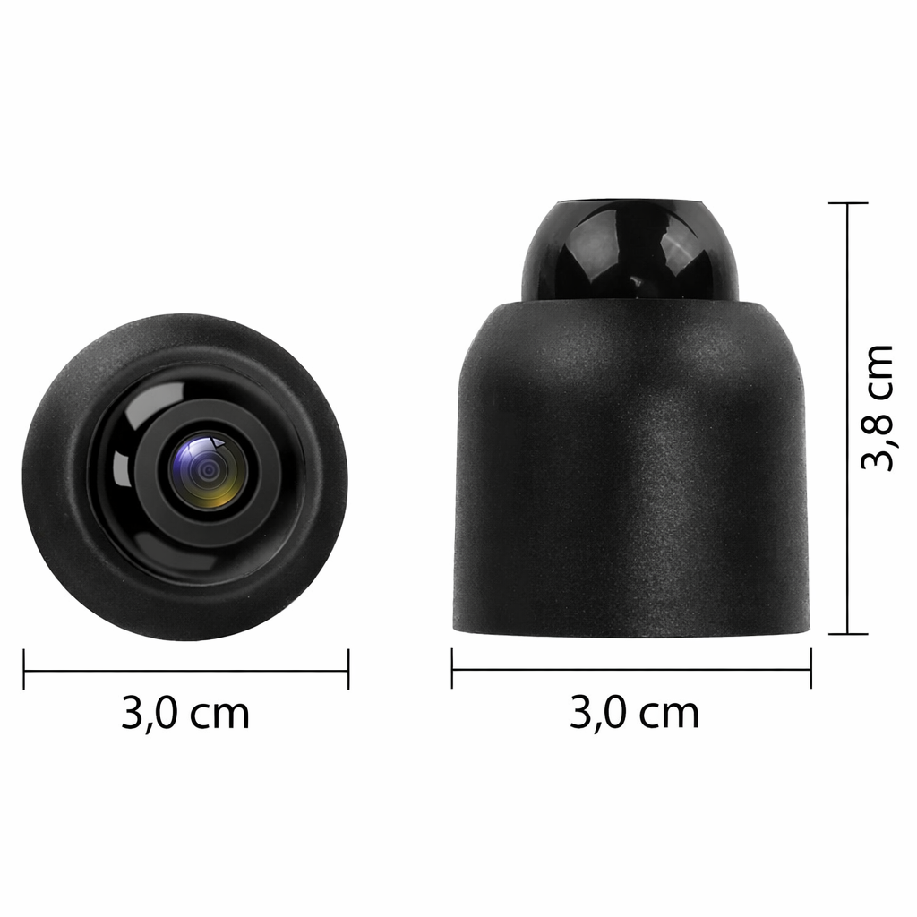 Compacte wifi beveiligingscamera met nachtzicht en 1080p full hd voor binnenshuis