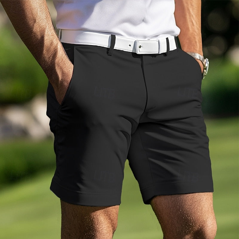 Heren Shorts Slim Fit Stretch Broek Zomer Golf