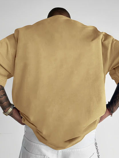 Mannen T-Shirt Losse Fit Streetwear Print Zomer Comfort
