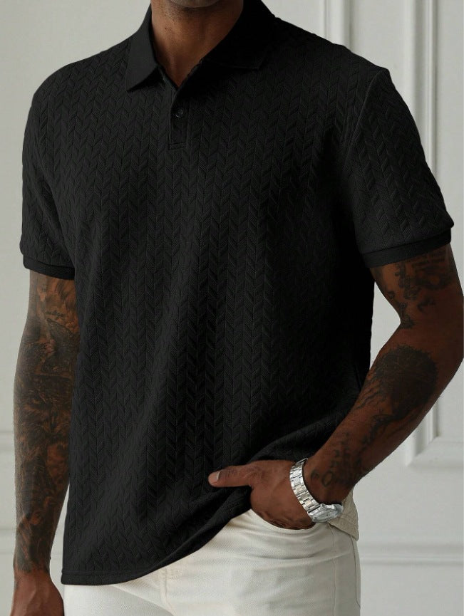 Heren Polo Shirt Slim Fit Casual Zomer Model
