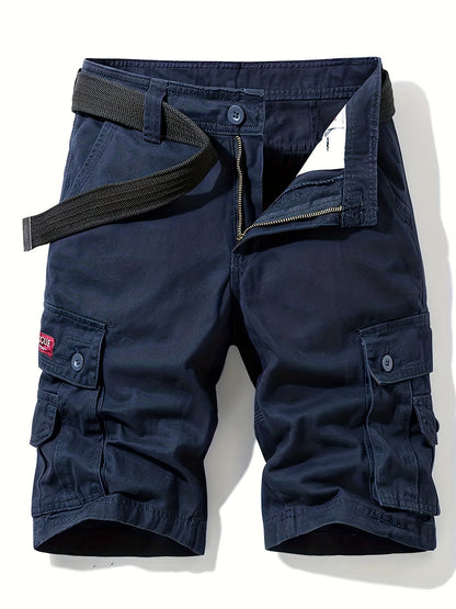 Heren Cargo Shorts Comfortabele Zomerbroek met Veel Zakken