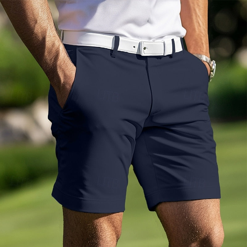 Heren Shorts Slim Fit Stretch Broek Zomer Golf