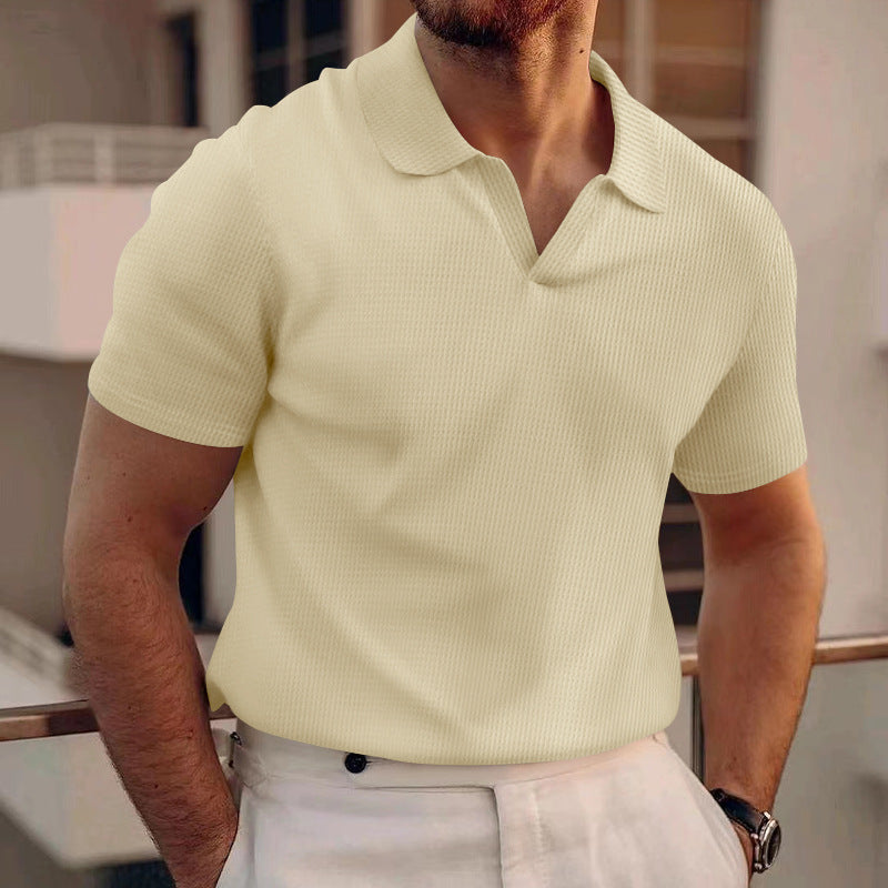 Mannen Polo Shirt Slim Fit Katoen Zomer Casual