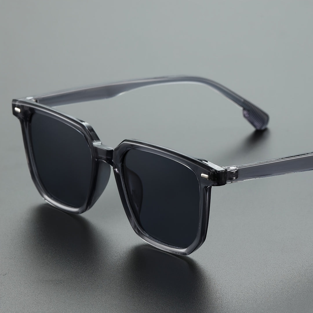 Heren Zonnebril Vierkant Frame Lichtgewicht DuurzaamVintage Look