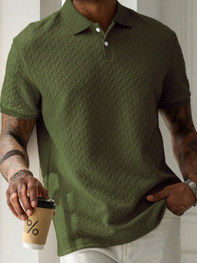 Heren Polo Shirt Slim Fit Casual Zomer Model
