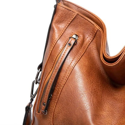 Leren Schoudertas Dagelijkse Gebruik Casual Stijl