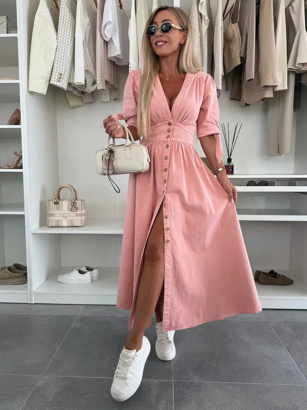 Modewekker Denim Jurk voor Vrouw - StudioMarella