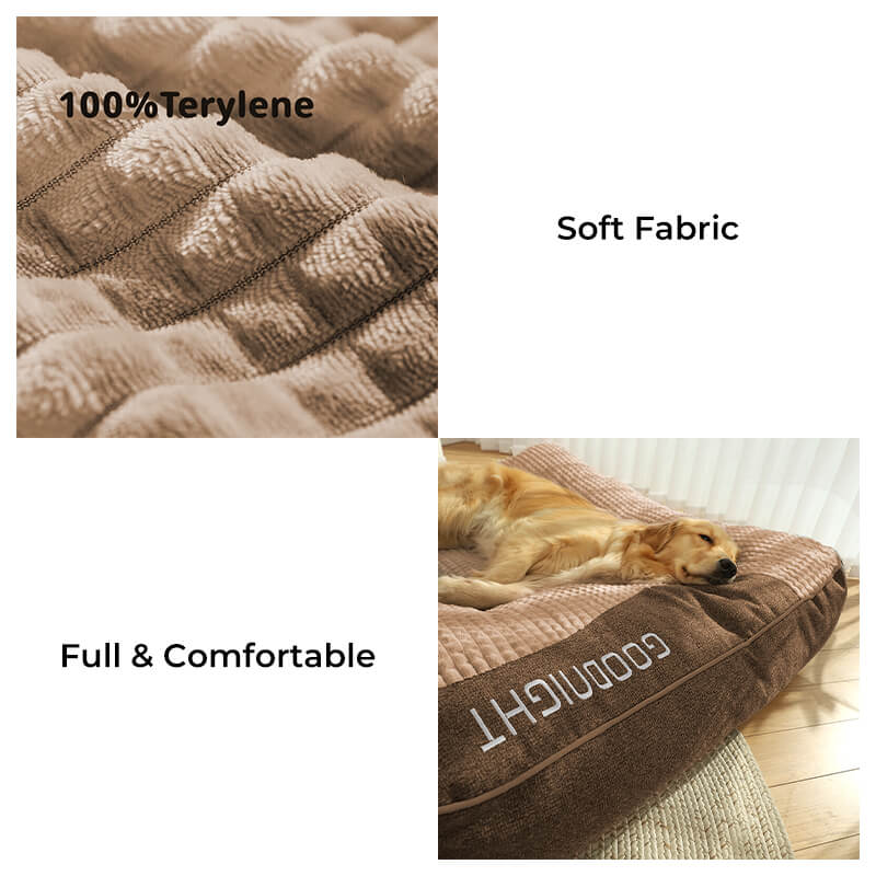 Hondenkussen Orthopedisch XL Ruggenbescherming Krabbestendig Dik Wasbaar Hondenmand Groot Comfort Ligbed