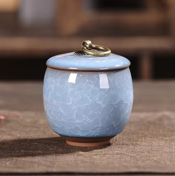 Keramische Huisdierurn met Kattenvorm voor Honden en Katten | Handgemaakt Gedenk Urn | Elegante Herinnering voor Geliefde Huisdieren | Duurzaam Waterdicht Ontwerp