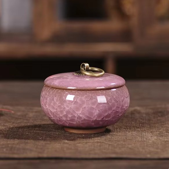Keramische Huisdierurn met Kattenvorm voor Honden en Katten | Handgemaakt Gedenk Urn | Elegante Herinnering voor Geliefde Huisdieren | Duurzaam Waterdicht Ontwerp