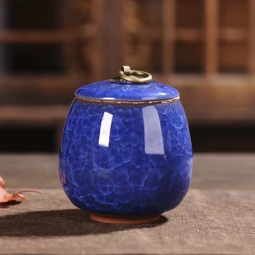 Keramische Huisdierurn met Kattenvorm voor Honden en Katten | Handgemaakt Gedenk Urn | Elegante Herinnering voor Geliefde Huisdieren | Duurzaam Waterdicht Ontwerp