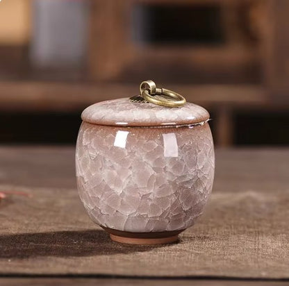 Keramische Huisdierurn met Kattenvorm voor Honden en Katten | Handgemaakt Gedenk Urn | Elegante Herinnering voor Geliefde Huisdieren | Duurzaam Waterdicht Ontwerp