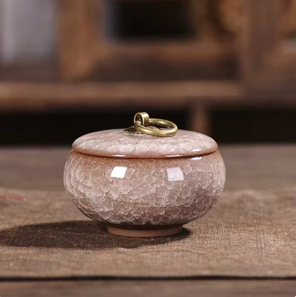 Keramische Huisdierurn met Kattenvorm voor Honden en Katten | Handgemaakt Gedenk Urn | Elegante Herinnering voor Geliefde Huisdieren | Duurzaam Waterdicht Ontwerp