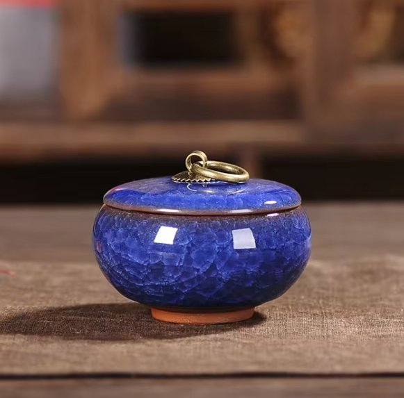 Keramische Huisdierurn met Kattenvorm voor Honden en Katten | Handgemaakt Gedenk Urn | Elegante Herinnering voor Geliefde Huisdieren | Duurzaam Waterdicht Ontwerp