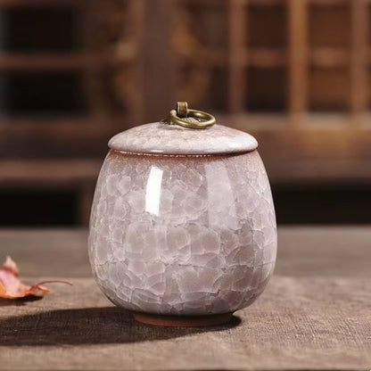 Keramische Huisdierurn met Kattenvorm voor Honden en Katten | Handgemaakt Gedenk Urn | Elegante Herinnering voor Geliefde Huisdieren | Duurzaam Waterdicht Ontwerp