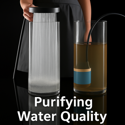 Hogedruk douchekop met filter voor lage waterdruk, verstelbare straalstanden en waterbesparing