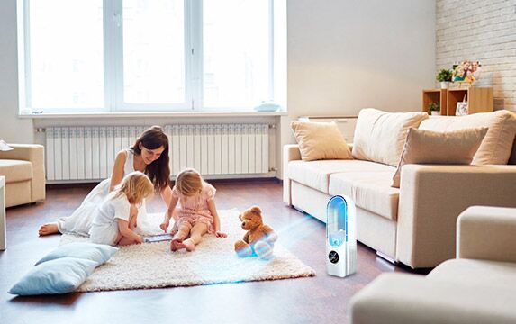 Draagbare Aircooler USB Mini Ventilator 6 Standen 100ml Slaapkamer Bureau Stil Energiezuinig Wieltjes Afstandsbediening