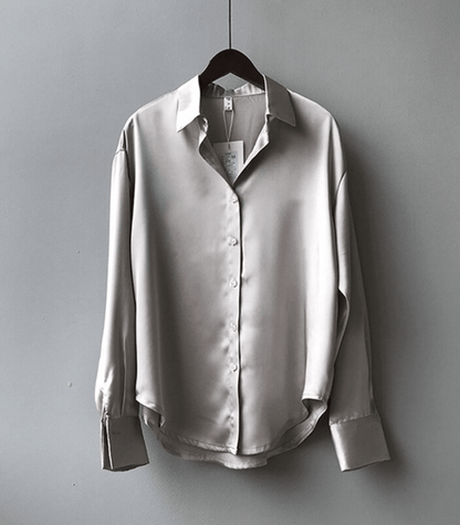 Zijden Blouse met Knopen voor Vrouw