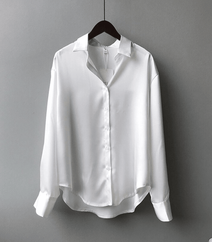 Zijden Blouse met Knopen voor Vrouw