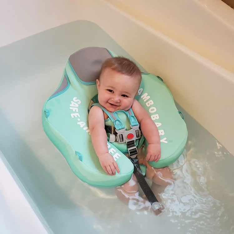 Opblaasbare Zwemhulp Baby met Zonnescherm UPF 50+ en Zacht Drijfcomfort | Veilige Zwemring voor Kinderen Pool en Strand | Visvormige Babyzwemband met Bescherming