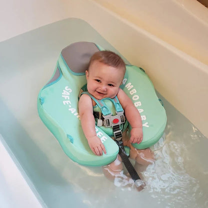 Opblaasbare Zwemhulp Baby met Zonnescherm UPF 50+ en Zacht Drijfcomfort | Veilige Zwemring voor Kinderen Pool en Strand | Visvormige Babyzwemband met Bescherming