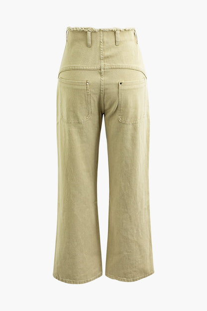 Wijdbeenbroek voor Vrouw met Kabelbrei Stretch