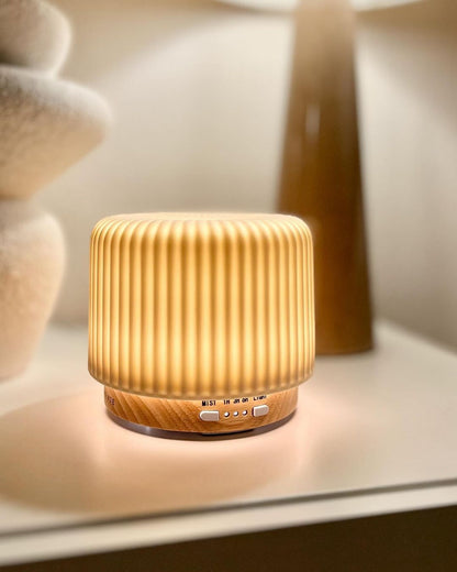 Keramische Geurverspreider 200ml Ultrasone Vernevelaar met LED-Verlichting