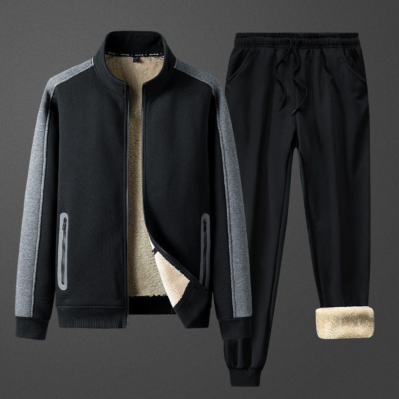 Heren Fleece Lounge Set Zacht en Warm - StudioMarella