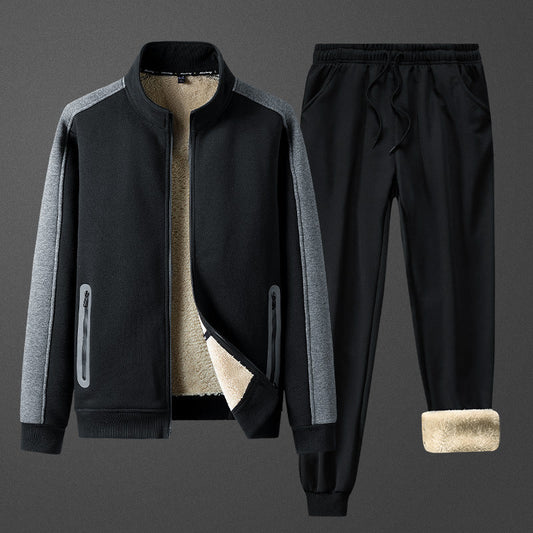 Heren Fleece Lounge Set Zacht en Warm - StudioMarella