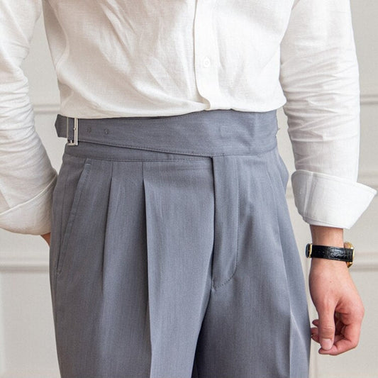 Heren Broek Casual Met Gesp voor Alledaagse Dracht - StudioMarella