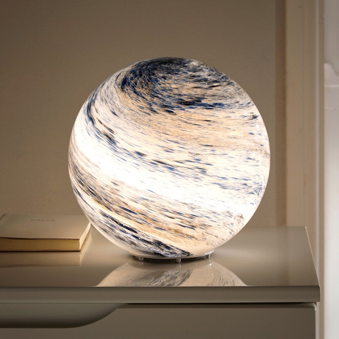 Maanlamp Glas 12 15 cm LED 16 Kleuren USB Tafellamp Slaapkamer Woonkamer Sfeerverlichting Nachtlamp