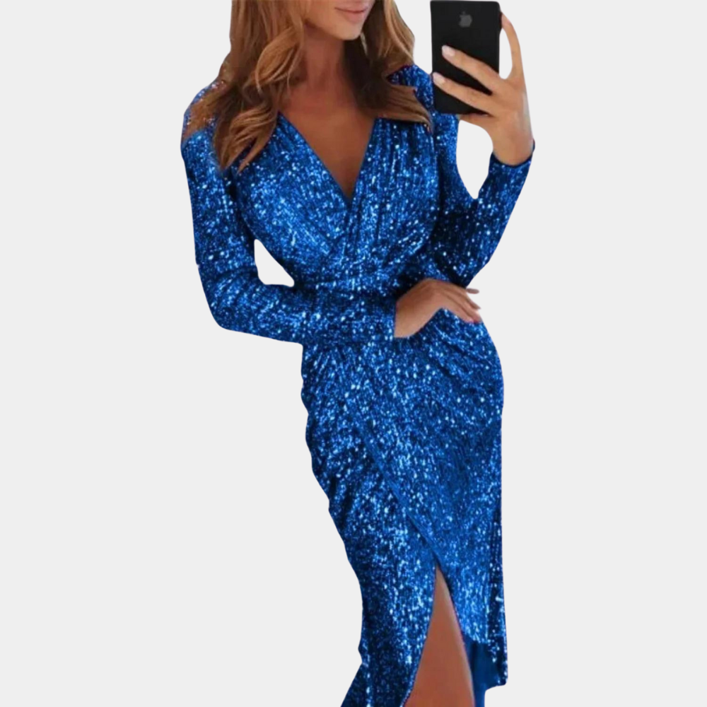 Isabella | Glitterjurk Elegant Feestjurk