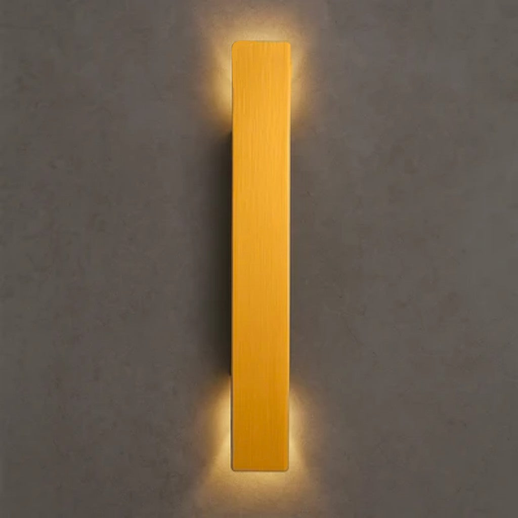 Gouden Buiten Wandlamp LED Waterdicht Aluminium Gevelverlichting Modern