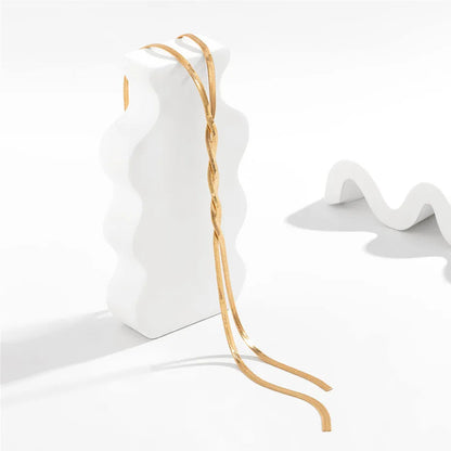 Verstelbare Slangenketting Halssieraad Goud Zilver Elegant Design
