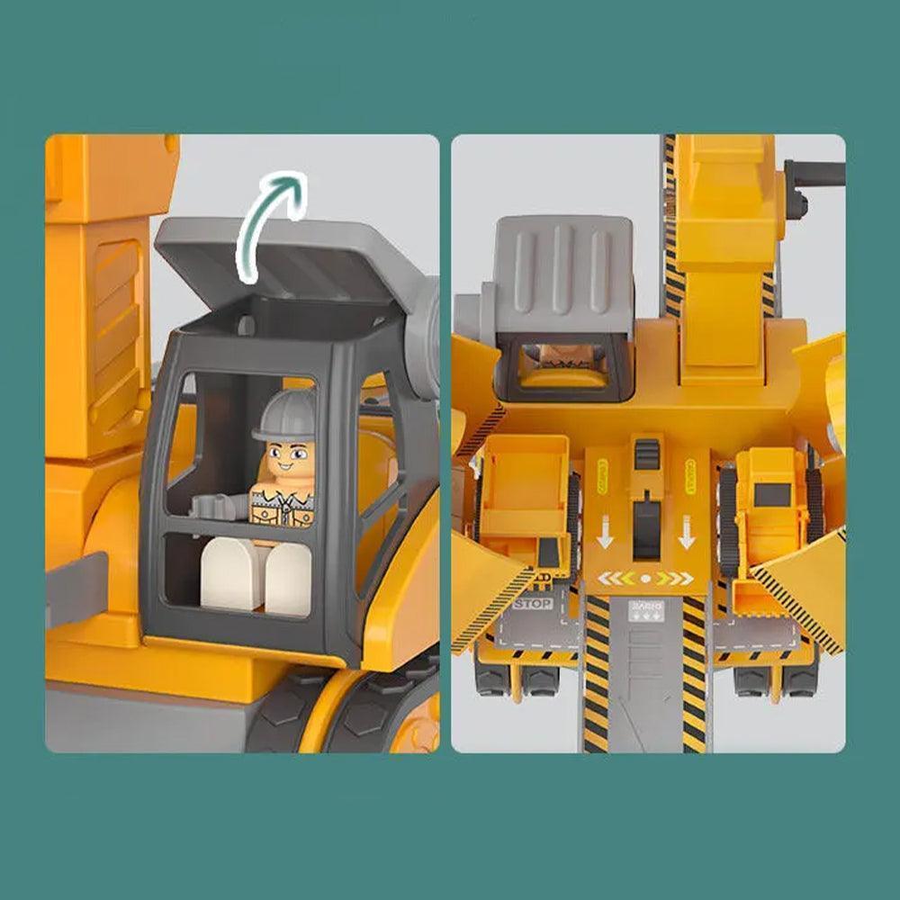 Educatief Bouwspeelgoed Graafmachine met Schroevendraaier voor Motoriekontwikkeling en Constructief Spelen