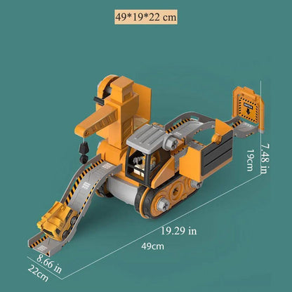 Educatief Bouwspeelgoed Graafmachine met Schroevendraaier voor Motoriekontwikkeling en Constructief Spelen