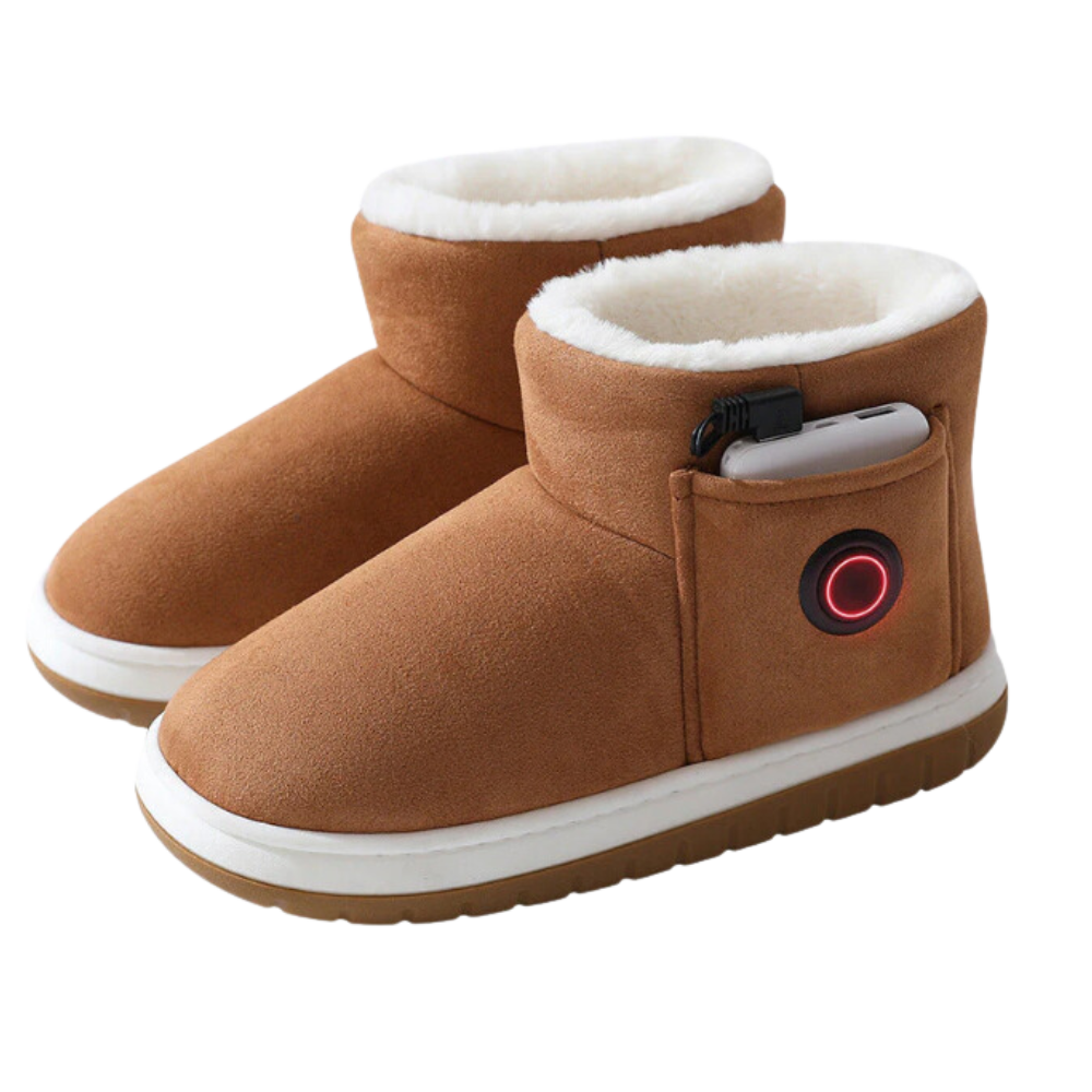 Verwarmde Winterschoenen met Grafeen Technologie 3 Warmtestanden Oplaadbare Accu Zachte Voering Lichtgewicht Comfortabel Draagbaar Verstelbare Temperatuur